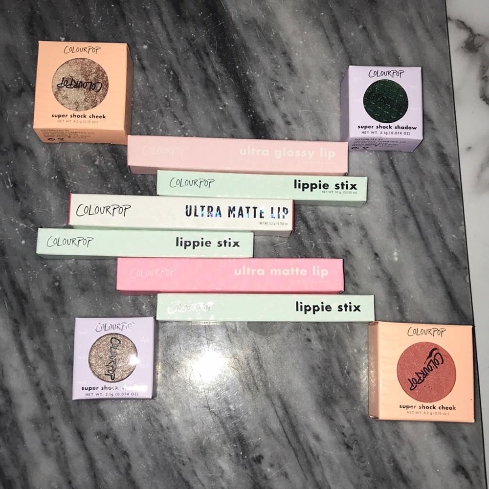 final price NEW COLOURPOP DISCONTINUED SHADES 10pc